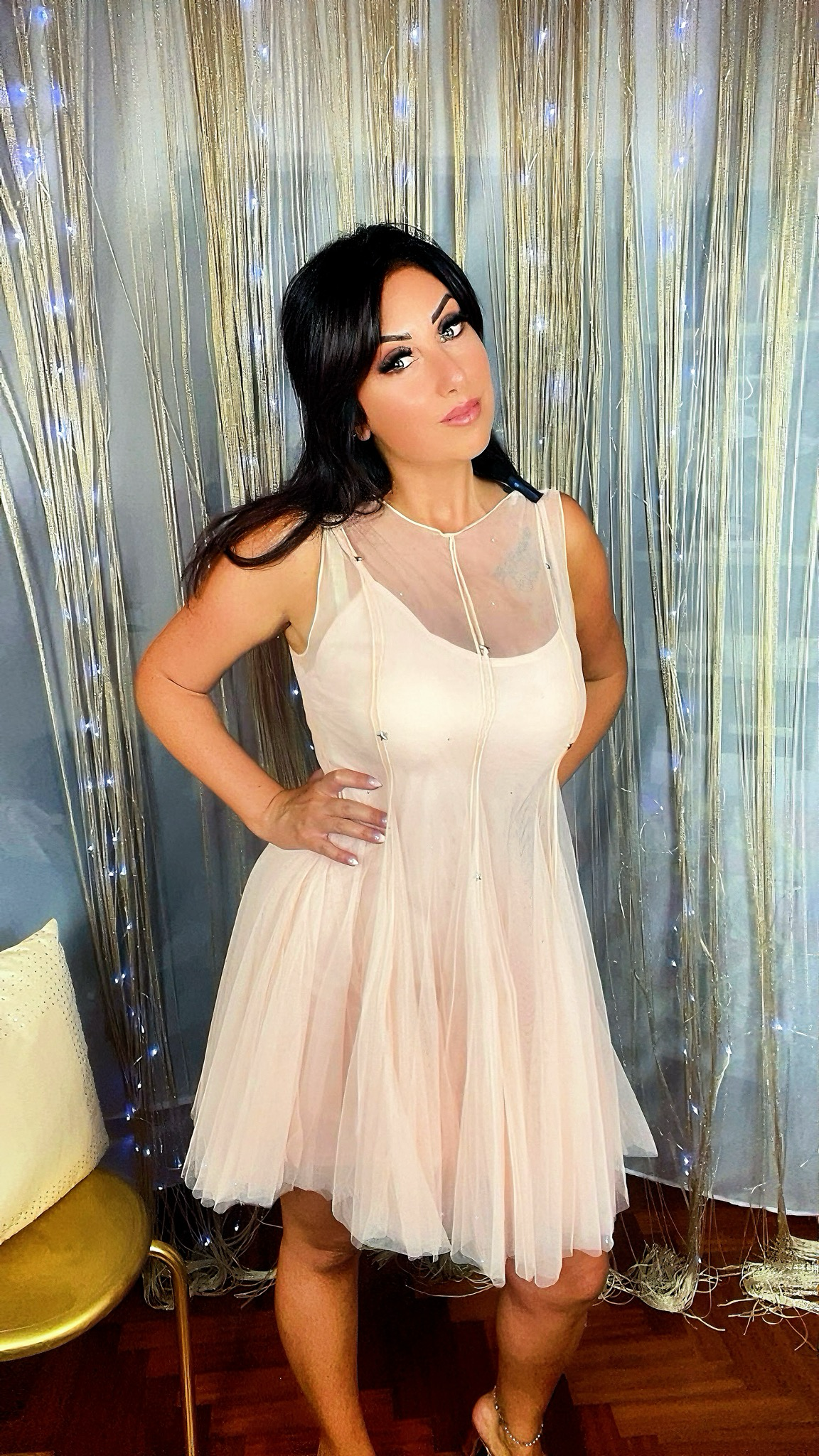 Abito Handmade in tulle - Rosa