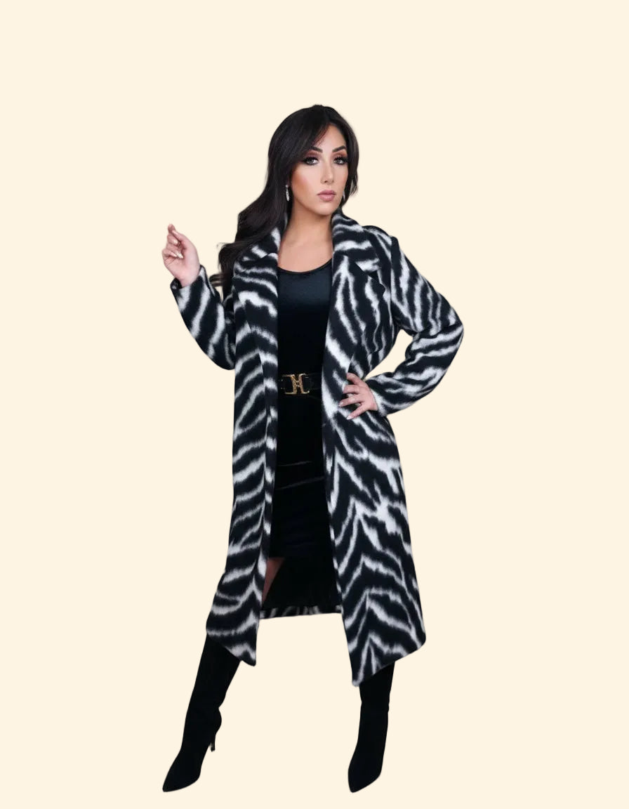 Cappotto over fantasia ZEBRA