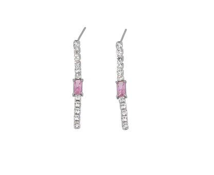 Parure Bracciale e Orecchini con Zirconi - Silver