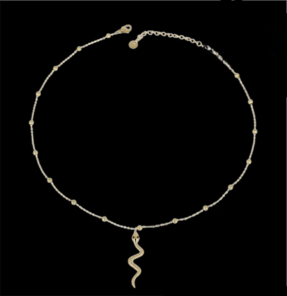 Collana girocollo cobra - Oro