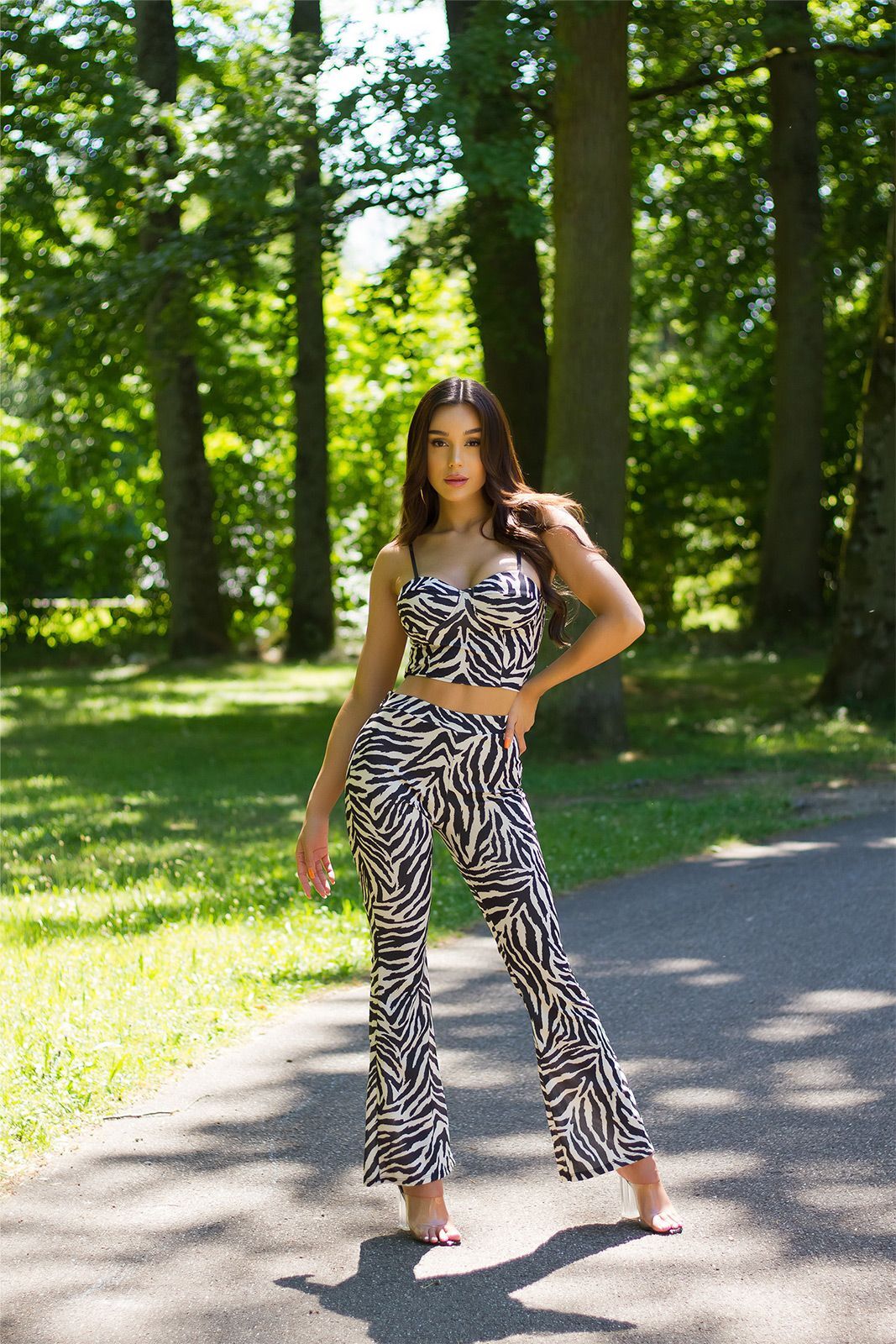 Top and pants set - Zebra