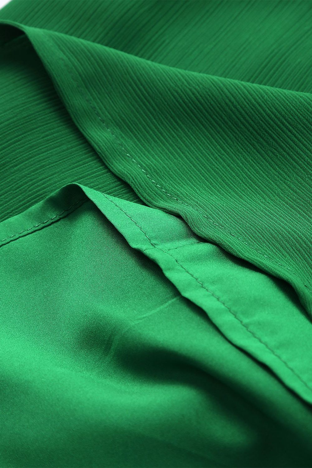 One Shoulder Dress - Green
