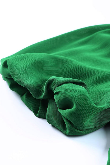 One Shoulder Dress - Green