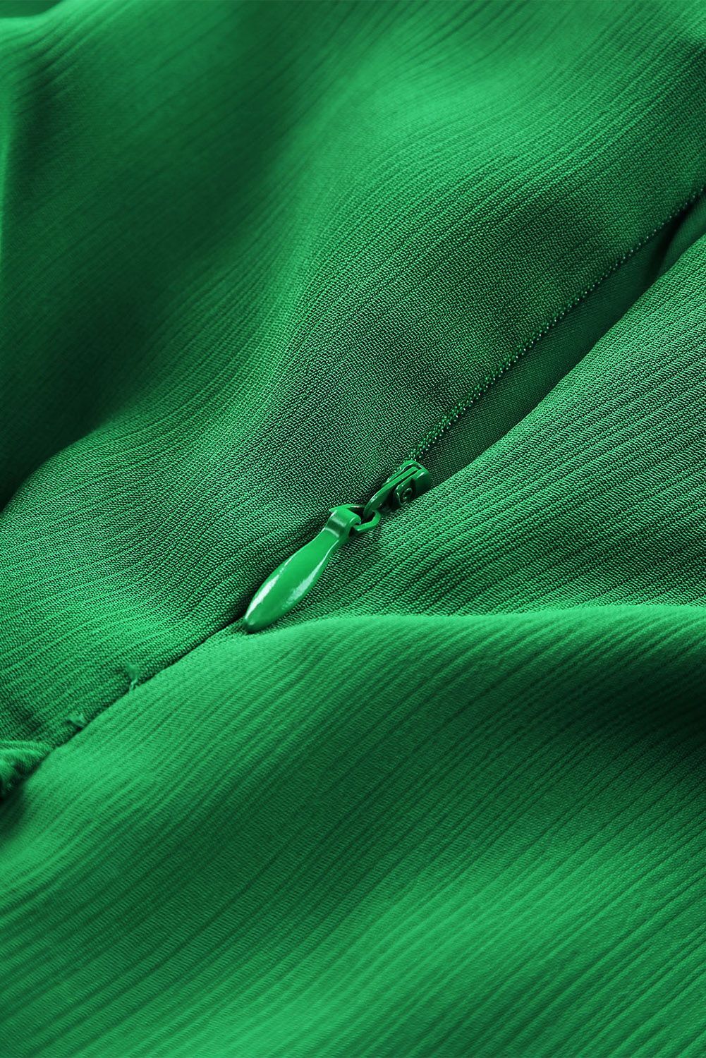 One Shoulder Dress - Green