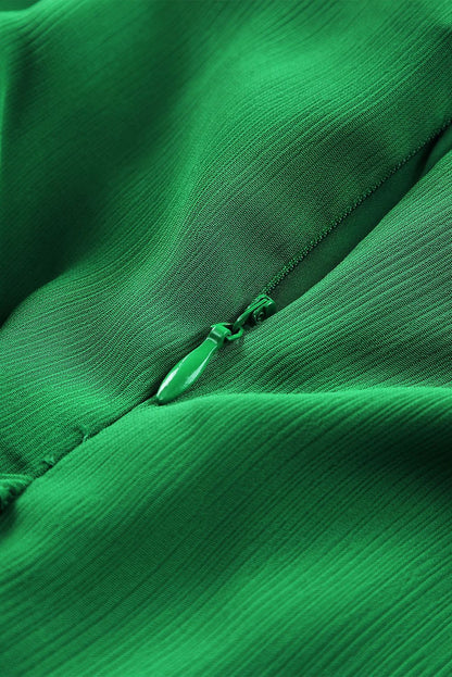 One Shoulder Dress - Green