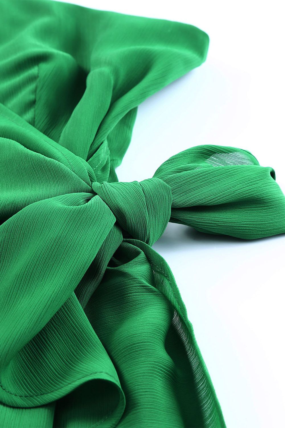 One Shoulder Dress - Green