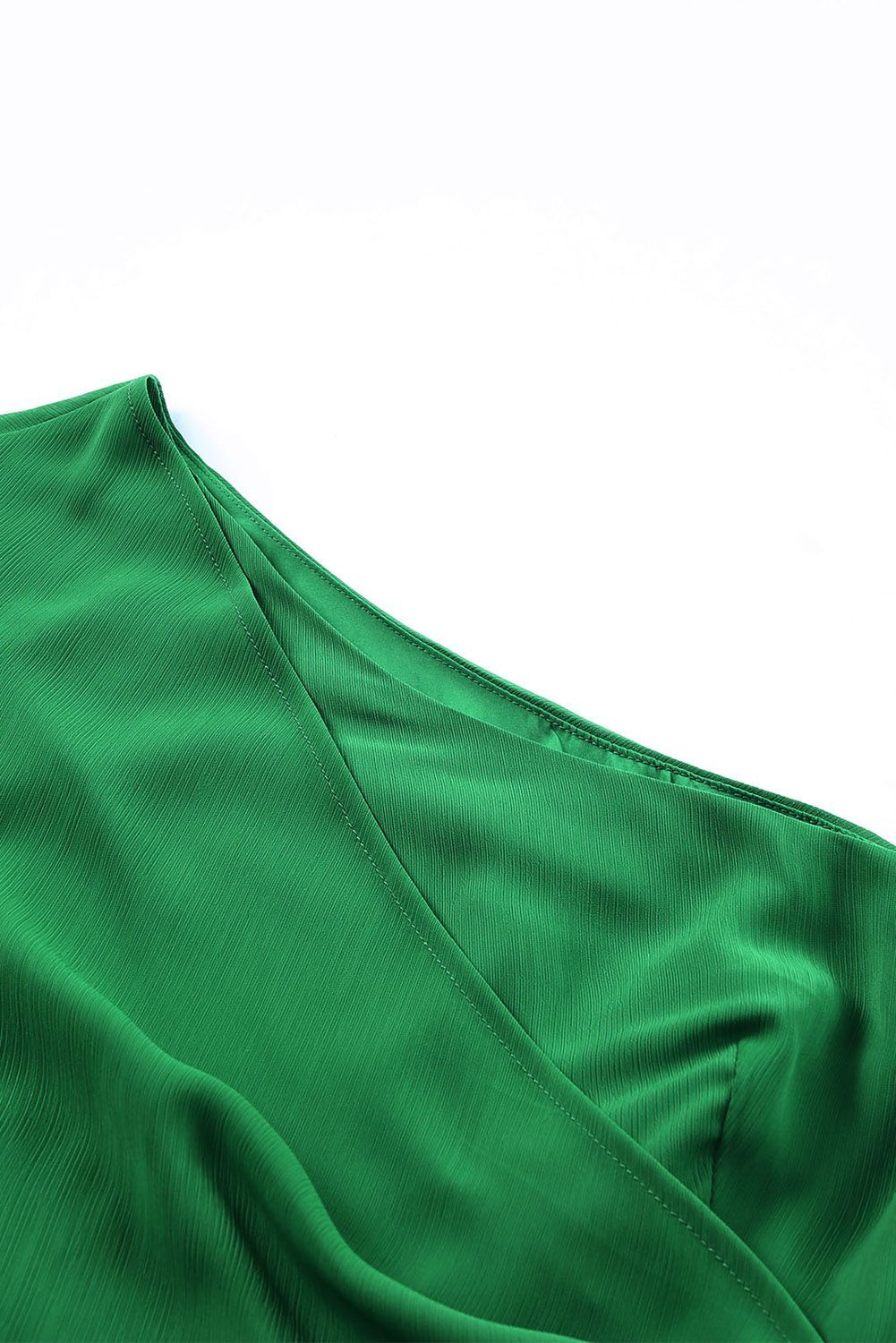 One Shoulder Dress - Green