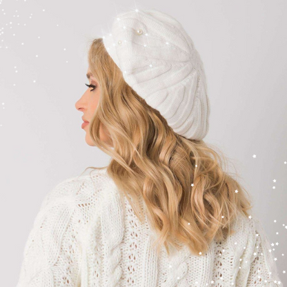 Basco Perle e Strass - Ecru
