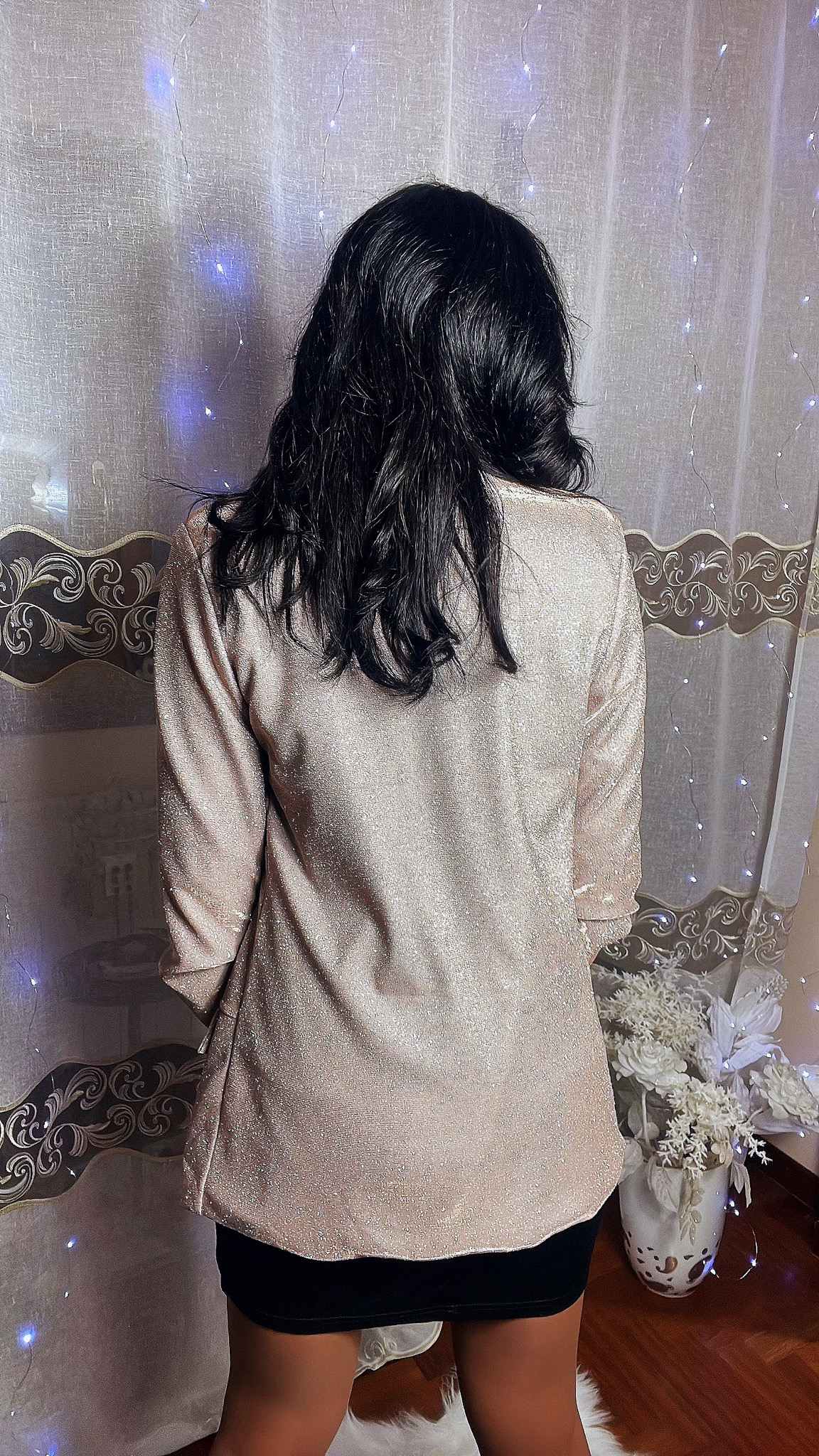Blazer Lurex - Rosa