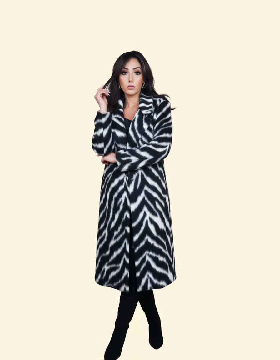 Cappotto over fantasia ZEBRA