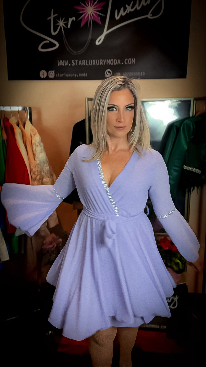 Light Sheer Dress - Wisteria