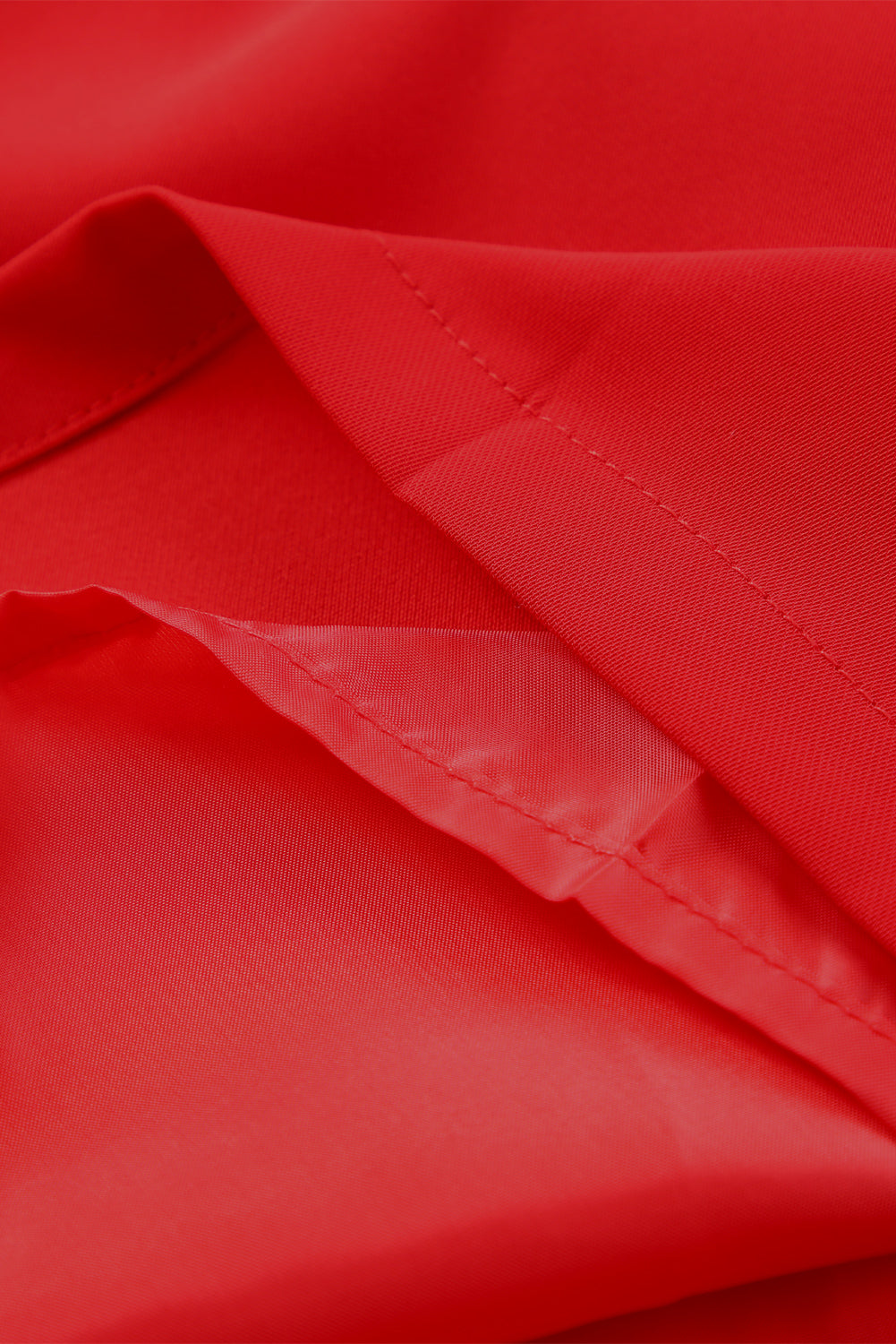 Backless Sheath Dress - Red