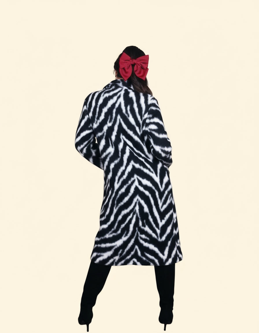 Cappotto over fantasia ZEBRA