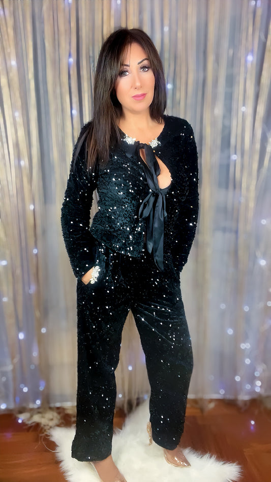 Sequin pants