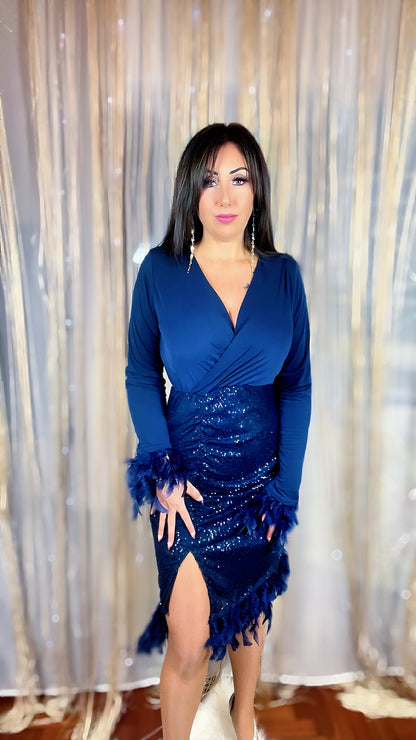 Sequin Sheath Dress